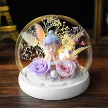 Everlasting flowers roses dried flowers real flowers high-end ornaments bouquets childrens day gifts for girlfriends and wives