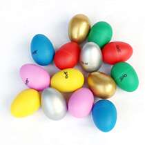 Orff musical instrument frosted plastic sand egg music sand ball sand bell egg childrens teaching toy baby sand egg ball sand hammer