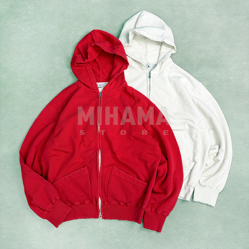 In Stock Ancellm Zip up Hoodie Nissan Distressed Vintage Hoodie Zip-Up Sweatshirt 26Aw
