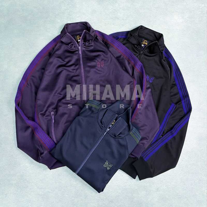 In-Stock Needles Track Jacket Poly Smooth Japanese-Made Nylon Zipper Sports Jacket 26Aw In-Stock Needles Track Jacket Poly Smooth Japanese-Made Nylon Zipper Sports Jacket 26Aw