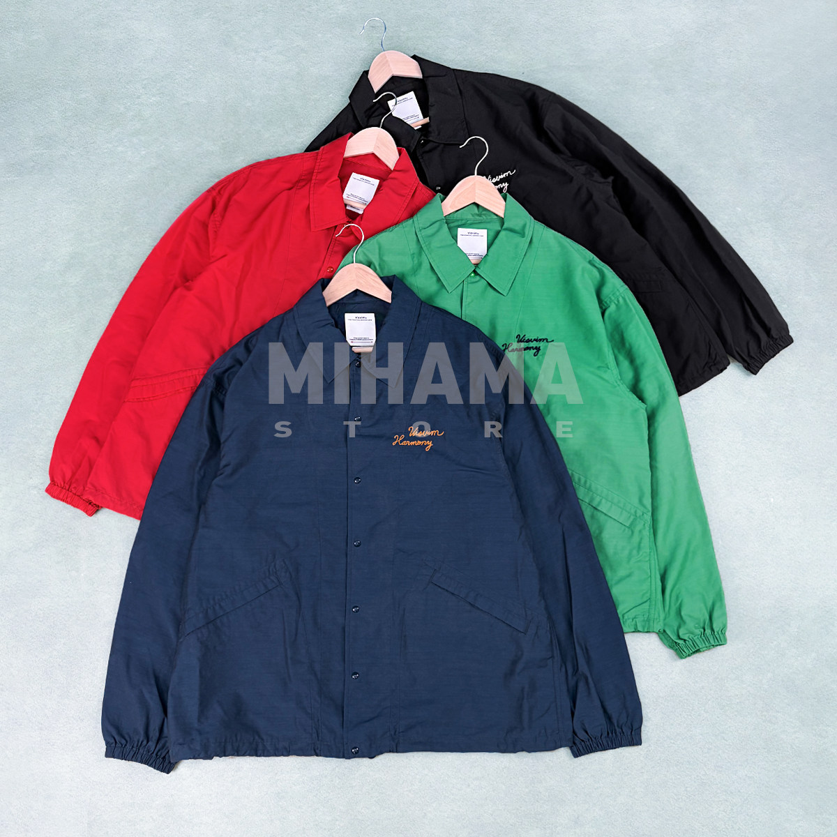現貨折扣VISVIM MAYFIELD SWING TOP (W/L)拼色拼接休閒夾克25SS-淘寶