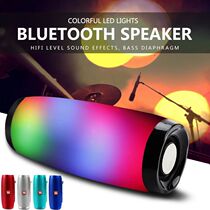 LED Flashing Light Bluetooth-compatibe Speaker Portable With