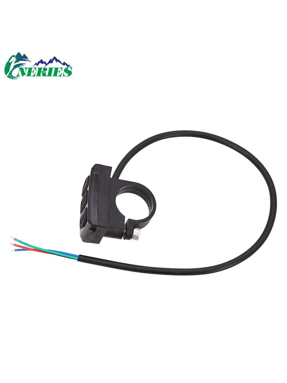 Electric Vehicle Split Instrument Switch Button, Electric Bicycle Mountain Bike Lcd Instrument Setting Operation Key