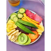 Dried loquat original fruit and vegetable crispy freeze-dried fruit ready-to-eat dried fruits and vegetables mixed okra and strawberry snacks