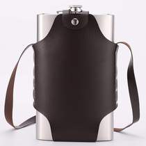 Supply outdoor portable 3 catties stainless steel kettle 64 oz stainless steel flask camping liquor bottle