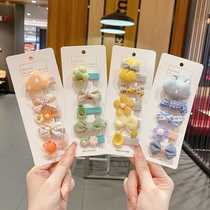 Childrens hair clips baby hair accessories cute flower hair accessories baby hair clips that do not hurt hair girls bow hair clips