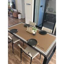 Light atmosphere luxury A2047-5 tablecloth water-proof and oil-proof no-wash tablecloth rectangular coffee table table cloth