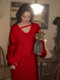 French white gentle style soft waxy v-neck knitted dress for women in winter with a high-end feel and a coat bottoming sweater dress