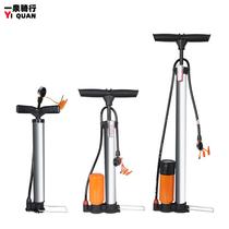 Household high-pressure manual pump with pressure gauge electric motorcycle basketball inflatable steel pipe bicycle pump