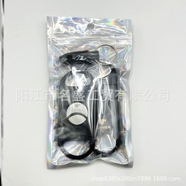 Cigar set tool scissors three-in-one drill pliers igniter gun cigarette lighter hole opening travel lighter