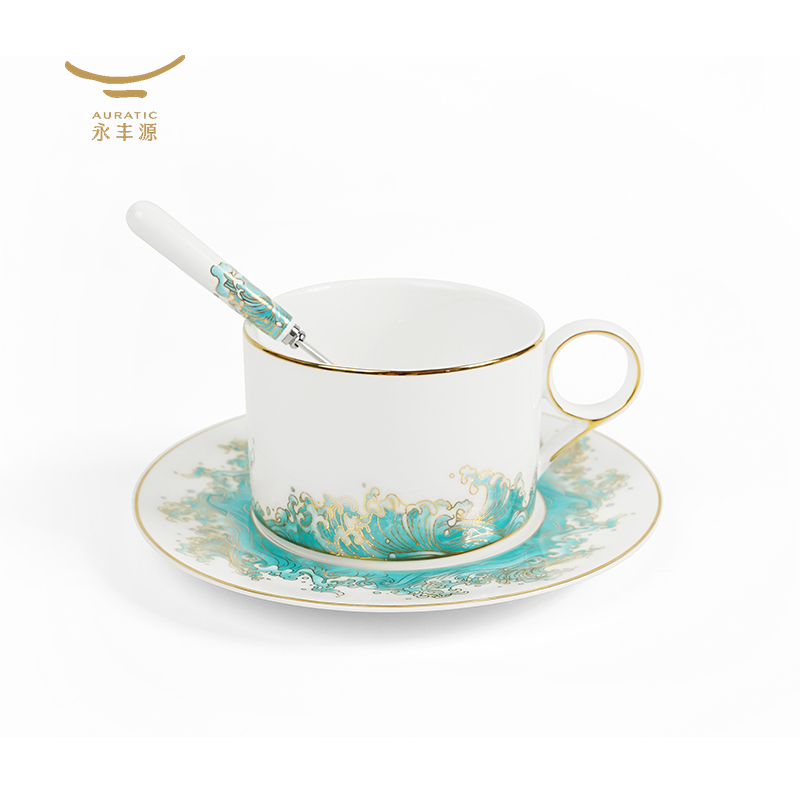 永丰源（auratic）海阔天高3头咖啡杯碟200ml