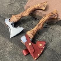Qixing new warrior tomahawk all steel forged ax outdoor camping firewood logging tomahawk household bone chopping ax