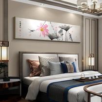 New Chinese style bedroom bedside decoration painting living room background wall hanging painting study tea room B&B Zen mural ink painting