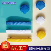 Silicone colorful space modern simple childrens room rubber anti-collision multi-color selection cartoon cabinet door small handle