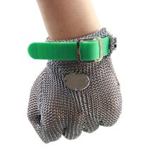 Stainless steel wire gloves anti-cutting electric saw slaughtering cutting factory inspection metal safety industrial anti-cut gloves Level 5