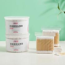 Cotton swabs for ear removal special cosmetic cotton swabs medical cotton swabs baby ears ear spoons ear cotton swabs disposable double-ended