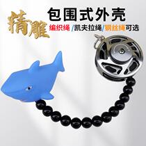Fish buckle wheel Luya fish lock reinforced steel wire hanging fish buckle line wheel big fish lock silver carp and bighead carp bolt fish buckle big thing