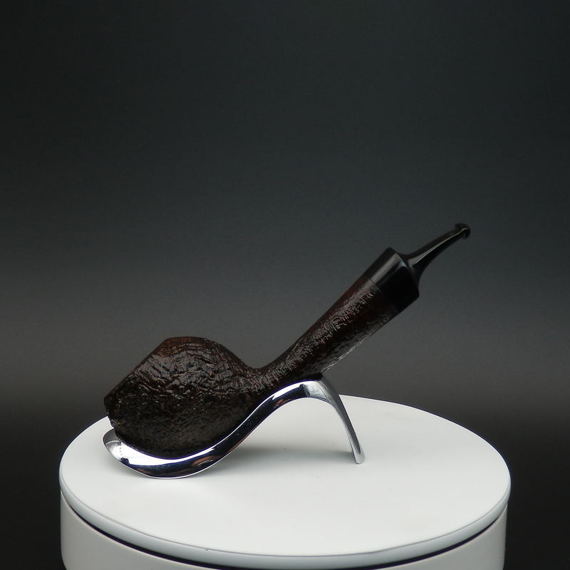 Good Luck Pipe Vollmer&Nilsson Handmade Briar Wood Country Style Pufferfish Bent Pipe