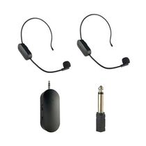 2 4G Wireless Head-Mounted Lavalier Microphone Set