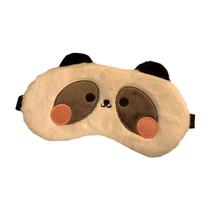 Cute panda eye mask for girls to block light for sleep not only for lunch break but also for sleeping to relieve eye fatigue cartoon plush winter