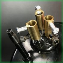 Air conditioning compressor special anti-overload terminal yellow pure copper terminal terminal copper column overload protection