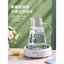 German kettle glass cold glass high temperature resistant cold fruit water cup teapot large G518 capacity ice water cold teapot set cold