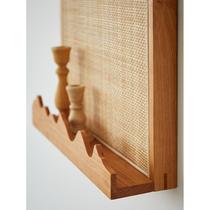 Cherry wood rattan table weaving electric box modification table QJR electric box shielding decoration weak current shielding household box with distribution box set