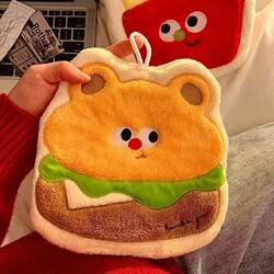 Cartoon cute For Home kitchen absorbent hanging handkerchief does not fall off towel toilet cloth towel