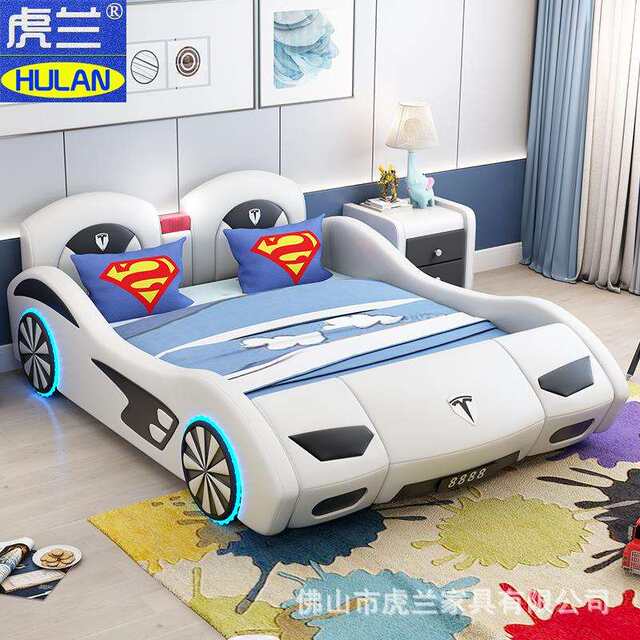 Children's bed car bed children's car lathe sports car bed racing bed boy single bed 1.2 meters double bed 1.5 meters