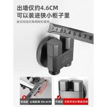 K9HX angle valve one in and two out toilet companion with spray copper hot and cold water three-way water diverting valve one into two heads