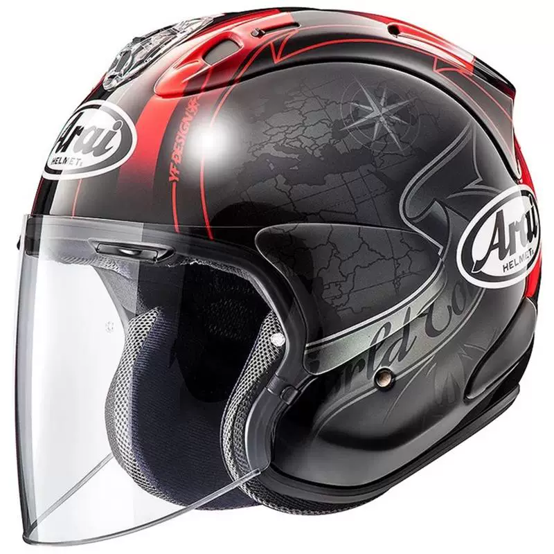 Arai VZ-RAM трехчетвертная мотоциклетная каска Япония Дракон/Большой глаз/ Jin Shi//Zhongshang Guijing SRC полусфера