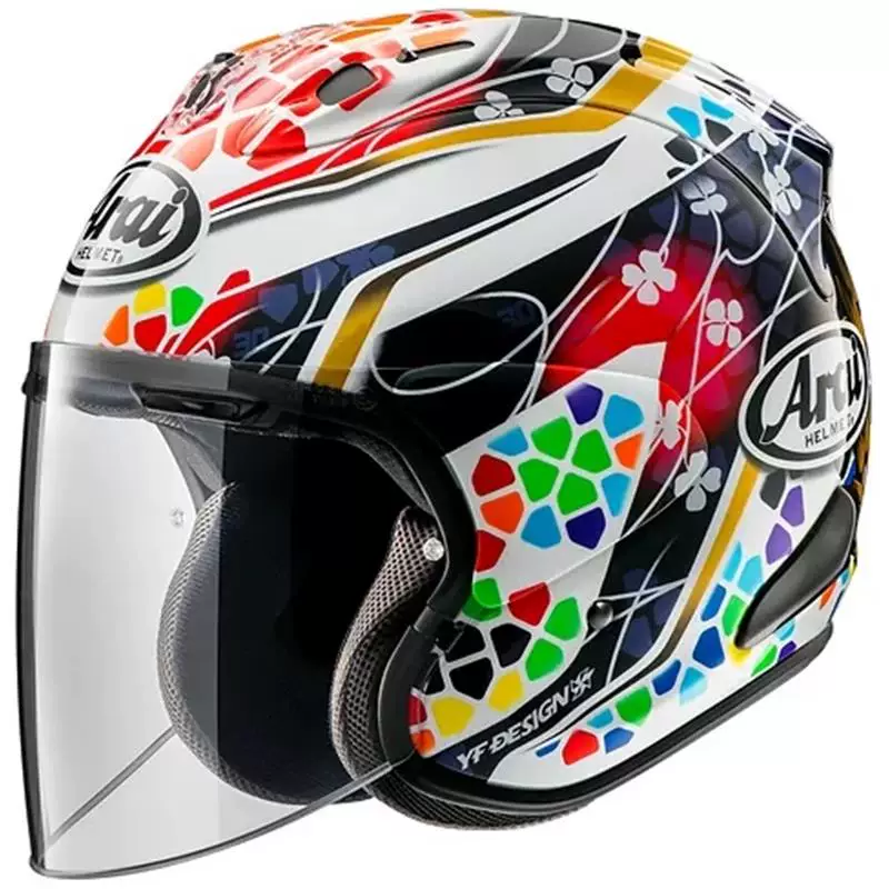 Arai VZ-RAM трехчетвертная мотоциклетная каска Япония Дракон/Большой глаз/ Jin Shi//Zhongshang Guijing SRC полусфера