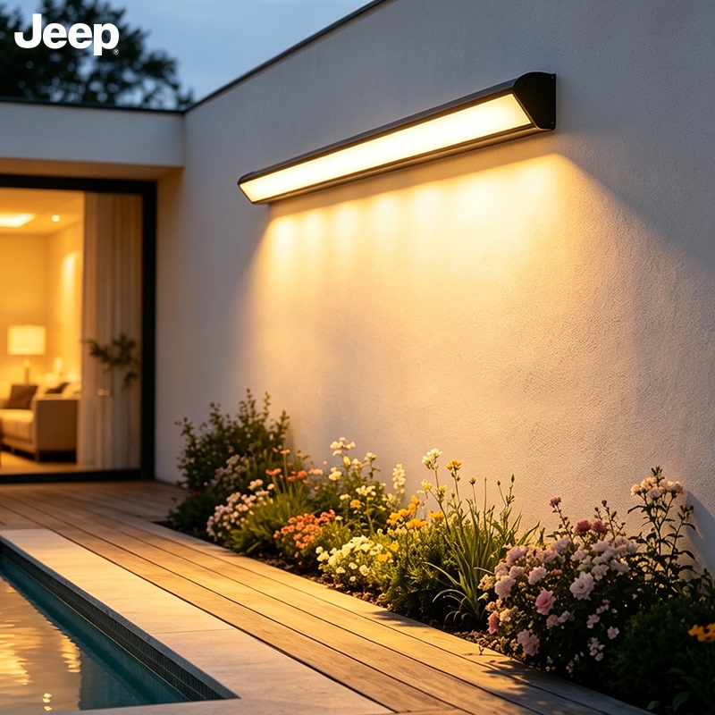 Solar Wall Lights, Courtyard Lights, Outdoor Waterproof Villa Garden Terrace Corridor Outdoor Wall Washer Spotlights