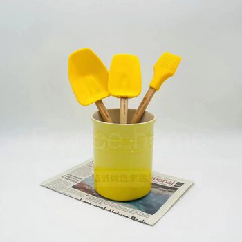 Imported high-quality macaron ceramic tableware, chopsticks, household shovel storage kitchen utensils, high temperature gradient color