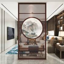 Dingxinzhong solid wood screen fence partition into the entrance hall cabinet living room door system study room bedroom style partition TRB