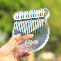 17-tone crystal transparent thumb piano bear kalimba kalimba beginner plucked instrument finger piano