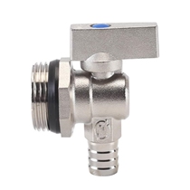 Switch drainage flow exhaust sewage valve geothermal radiator floor heating water valve water distributor 1 copper ball valve