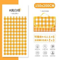 Picnic mat mat can be printed to enlarge folding no-wash equipment camping cloth beach mat portable lawn mat sand-proof