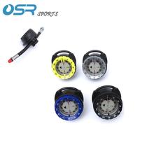 Diving back fly side hanging jacket compass north needle tube clip type 360 ​​degree free rotating luminous compass