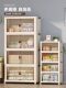 Storage Cabinet Folding Storage Cabinet Household Baby Wardrobe Living Room Bedroom Storage Cabinet No-Installation Required Miscellaneous Items Snack Cabinet