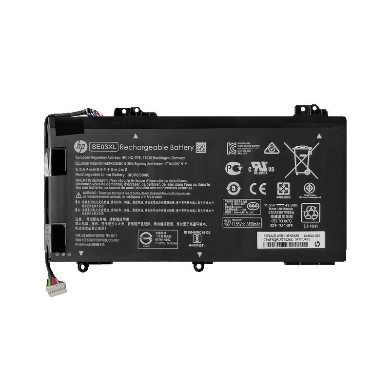 Original Hp Tpn-Q171 Se03Xl 849568-421 849908-850 Laptop Battery