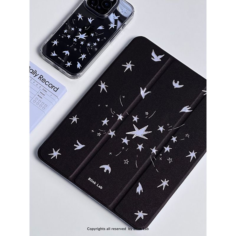 Blinklab·Original Blue and Black Bird and Star Acrylic High Transparency 70% off Flat Case Suitable for Apple iPad Pro Protective Case Air Blinklab·Original Blue and Black Bird and Star Acrylic High Transparency 70% off Flat Case Suitable for Apple iPad Pro Protective Case Air