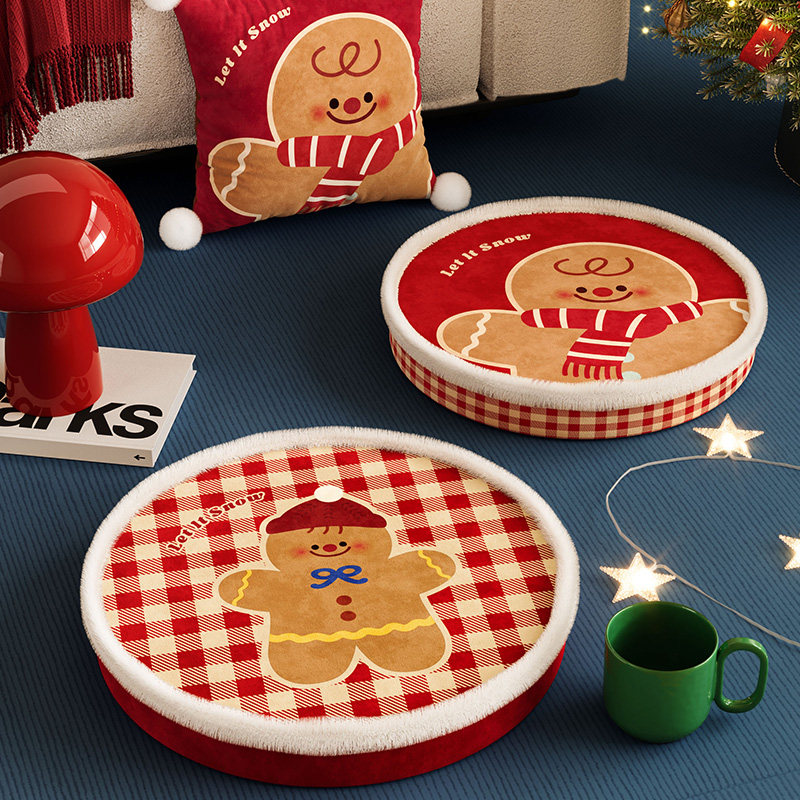 Gingerbread Adventure Futon Cushion for Home Lazy Floor