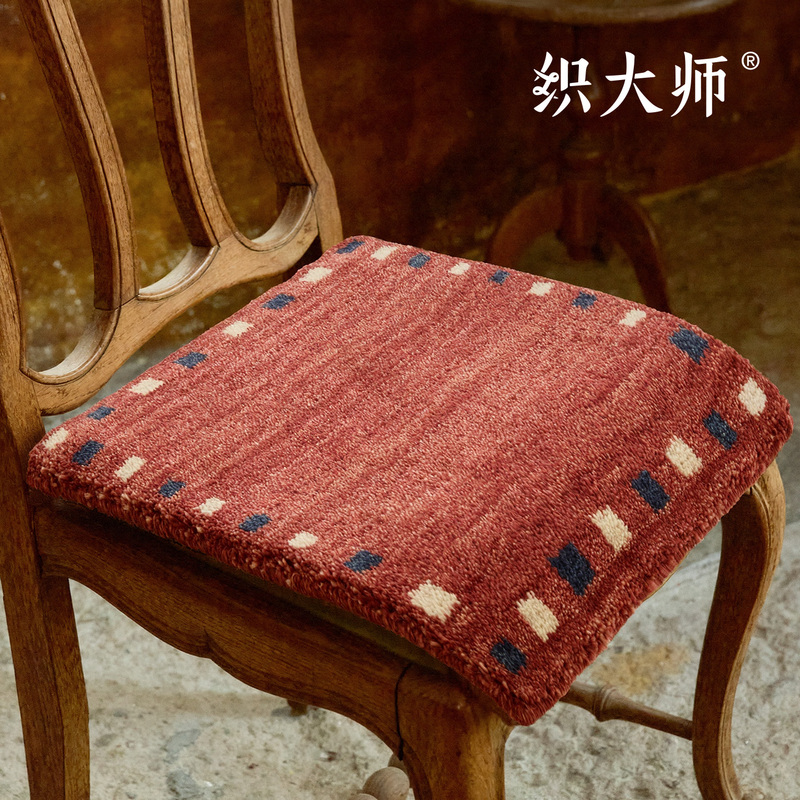 Master Weaver's Iridescent Dream Ethnic Glue-Free 100% Wool Chair Cushion Vintage Thick Breathable Tapestry Chair Pad Master Weaver's Iridescent Dream Ethnic Glue-Free 100% Wool Chair Cushion Vintage Thick Breathable Tapestry Chair Pad