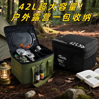 Multifunctional storage bag for outdoor camping equipment