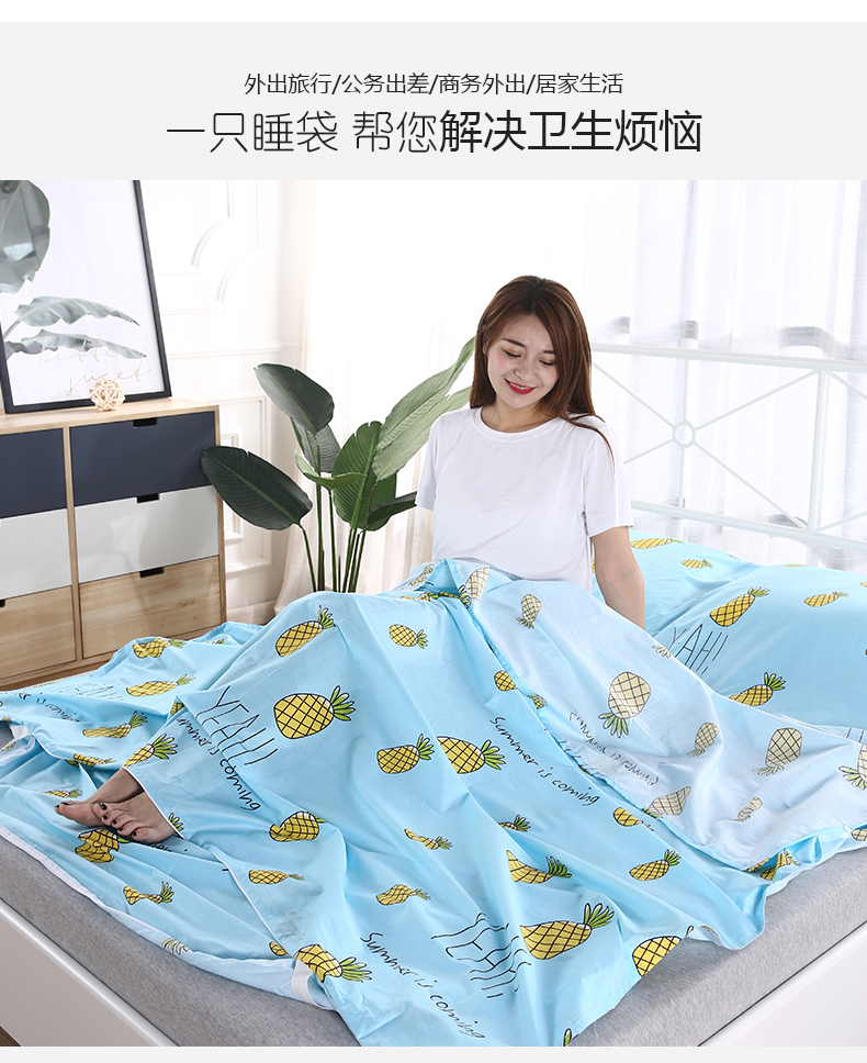 Yihuang cotton du lịch túi ngủ kinh doanh du lịch xách tay cotton túi ngủ khách sạn khách sạn bẩn duy nhất đôi túi ngủ