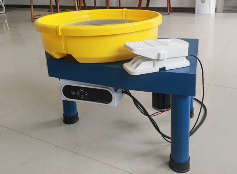 Electric Pottery Machine, Pottery Turntable, Electric Clay Shaping Machine for Adults, Children's Variable-Speed Manual Clay Shaping Machine, Teaching-Specific