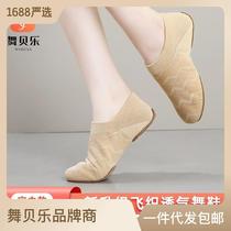 Modern dance shoes cheerleading dance shoes womens soft-soled practice shoes ballet jazz shoes body ethnic Chinese dance shoes
