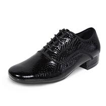 New teacher dance shoes mens microfiber leather stone pattern practice shoes adult Latin dance shoes practice dance