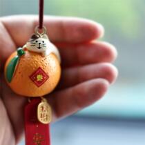 Ping An Nafu lucky cat car pendant decoration rear view mirror pendant car cute car decoration pendant blessing